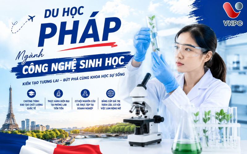 Du học Pháp ngành Công nghệ sinh học có gì hấp dẫn?